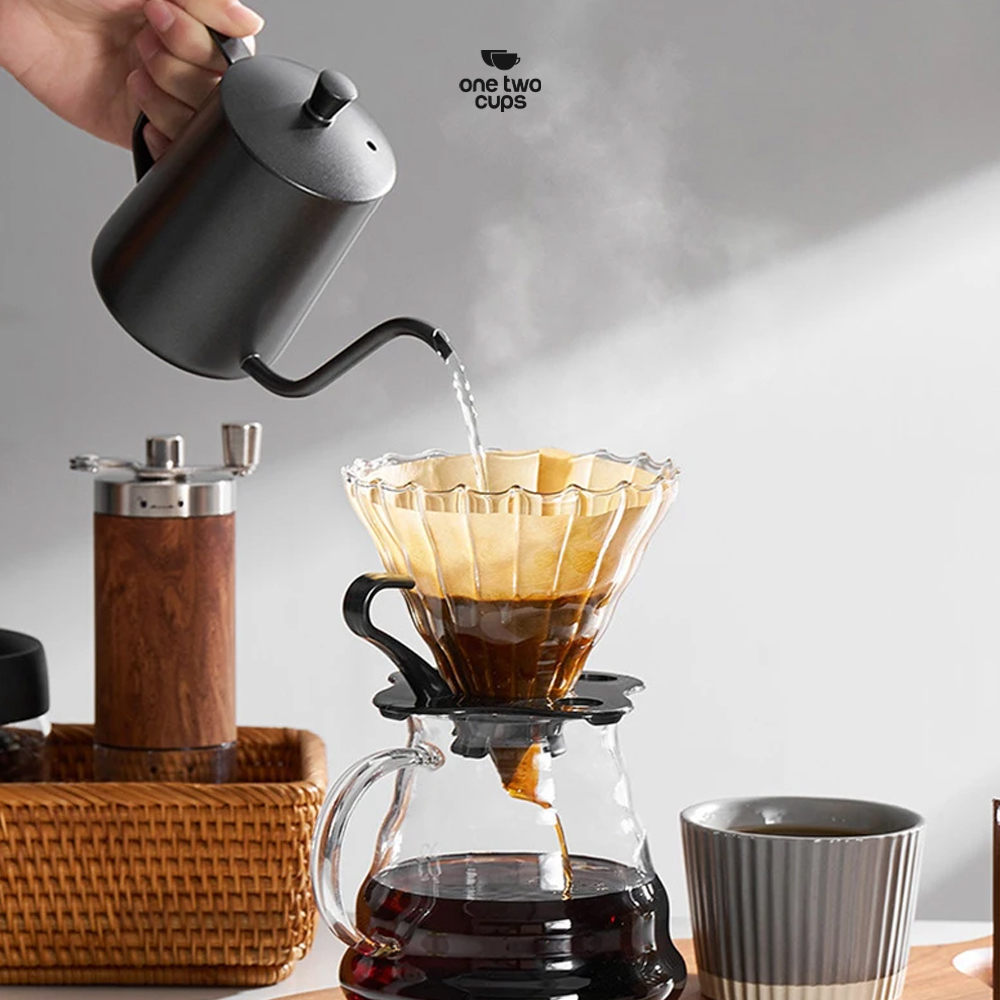 Gambar produk One Two Cups Kertas Saringan Kopi Filter Paper V60 1-2 Cups 100 PCS - V40