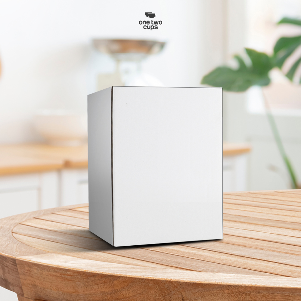 Gambar produk One Two Cups Toples Kaca Penyimpanan Biji Kopi Vacuum Sealed Lid 500ml - SE41