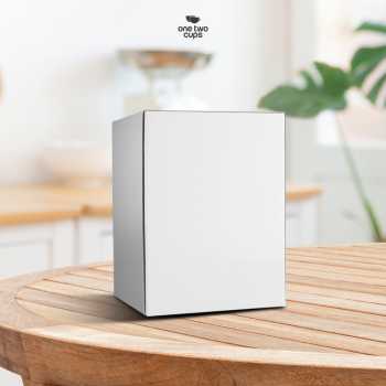 Gambar produk One Two Cups Toples Kaca Penyimpanan Biji Kopi Vacuum Sealed Lid 500ml - SE41