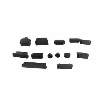 Gambar produk XINYUAN Silicone Notebook Laptop Dust Plug Cover Anti Debu 13PCS - A1