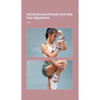 AMYOGA Wrist Sandbag Arm Leg Fitness Workout 2 PCS 0.5kg - AM25 Gambar produk AMYOGA Wrist Sandbag Arm Leg Fitness Workout 2 PCS 0.5kg - AM25