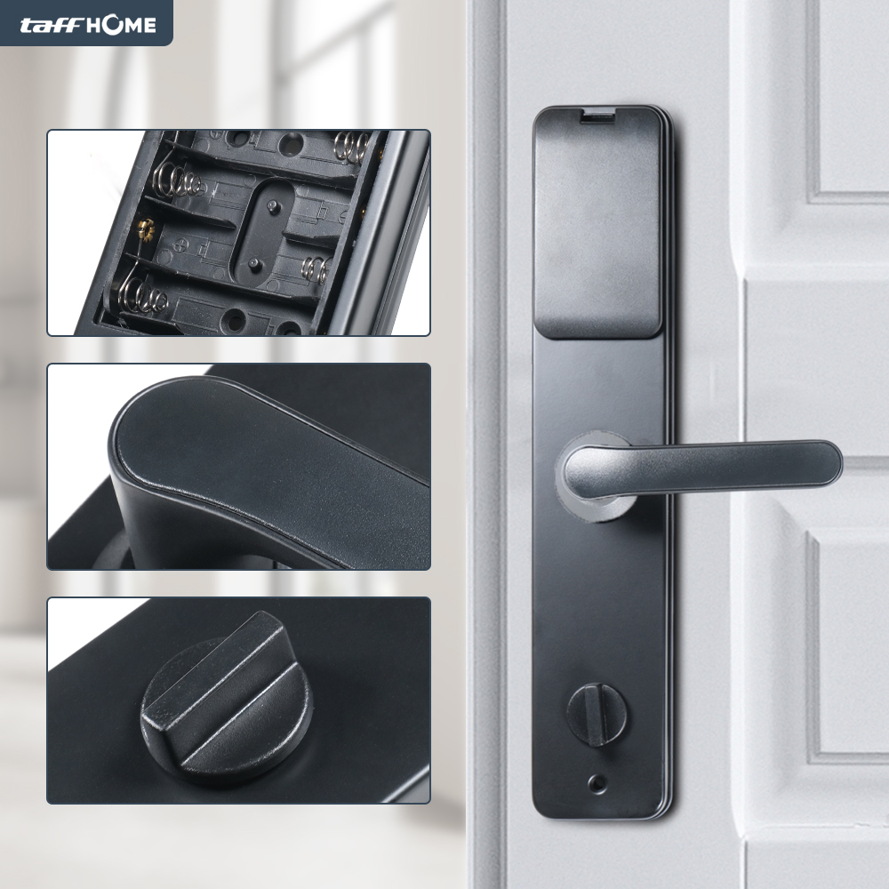 TaffHOME Smart Door Lock Password Bluetooth Card TTLock - S203 Gambar produk TaffHOME Smart Door Lock Password Bluetooth Card TTLock - S203