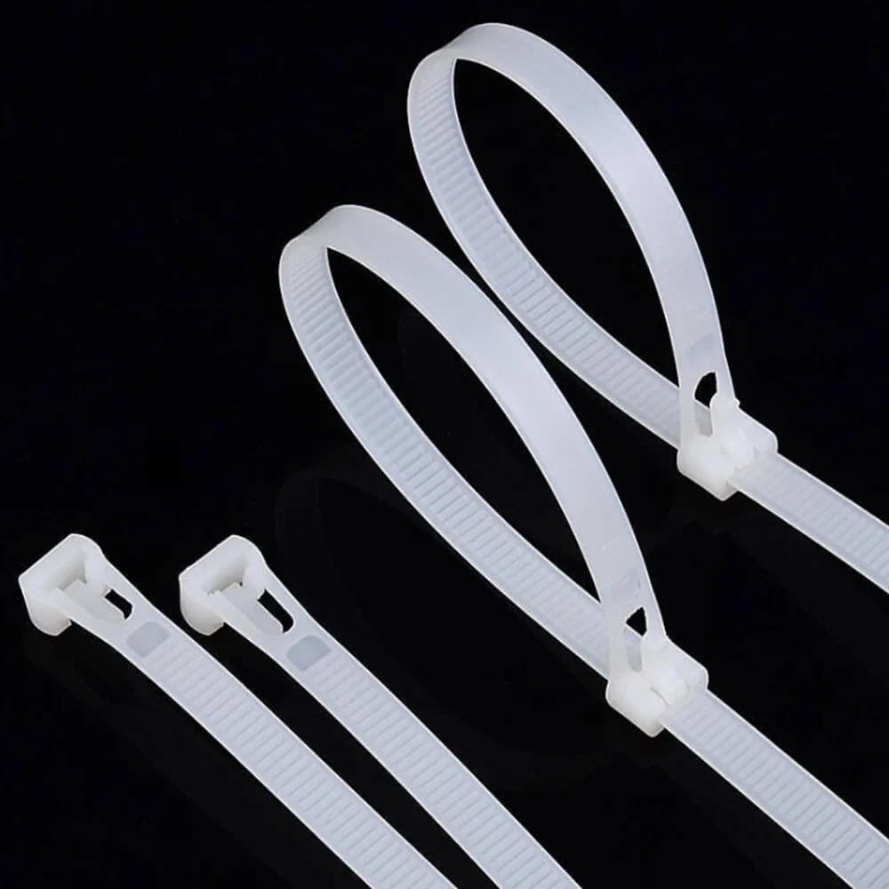 Gambar produk TaffGUARD Kabel Ties Zip Cable Organizer Reusable 8x400mm 100 PCS - NL816