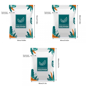 Gambar produk Ticify Kantong Plastik Vakum Pakaian Vacuum Bag 9 PCS Electric Pump - TF158