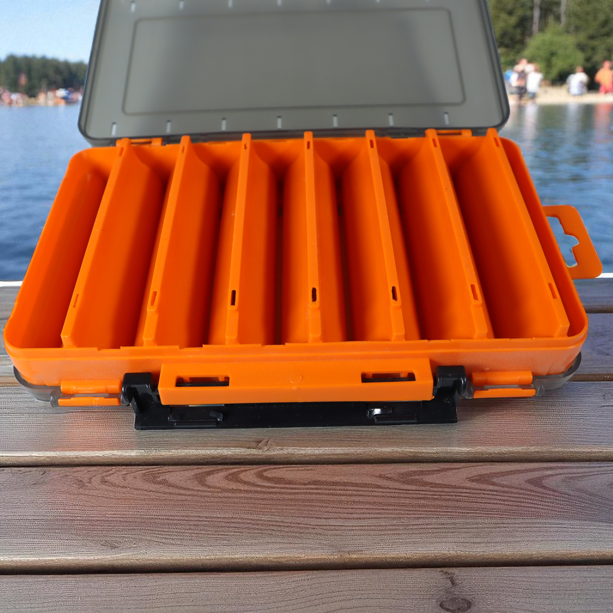 Gambar produk ZUHE Kotak Perkakas Kail Pancing Tackle Box Double Side 14 Grid - ZU402