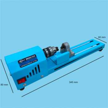 Gambar produk DRUN Mesin Bubut Kayu Mini Lathe Beads Woodworking 150W - X707