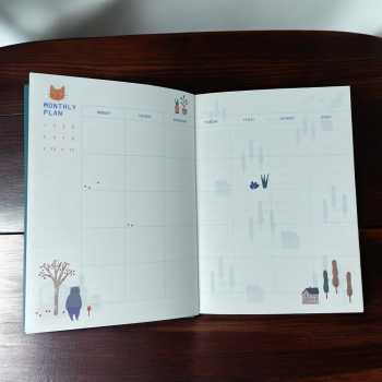 Gambar produk DingDongTu Buku Diary 365 Hari Daily Journal Hard Cover 128 Lembar - DDT-4083