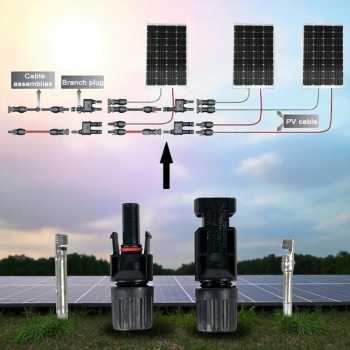 Konektor MC4 Male Female untuk Solar Panel 10 Pasang