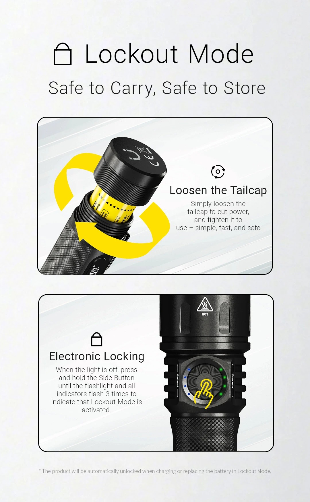 Gambar produk NITECORE Senter LED Flashlight Tactical NiteLab M515S IP68 6000 Lumens - EX7