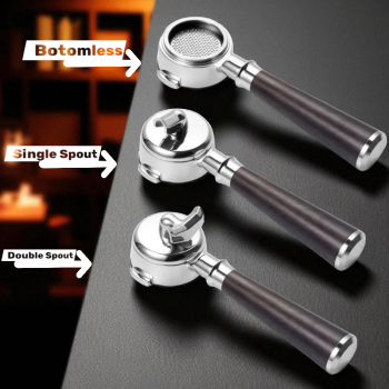 Gambar produk COHINA Non Pressurized Portafilter E61 304 Stainless Steel 58mm - CHA304B
