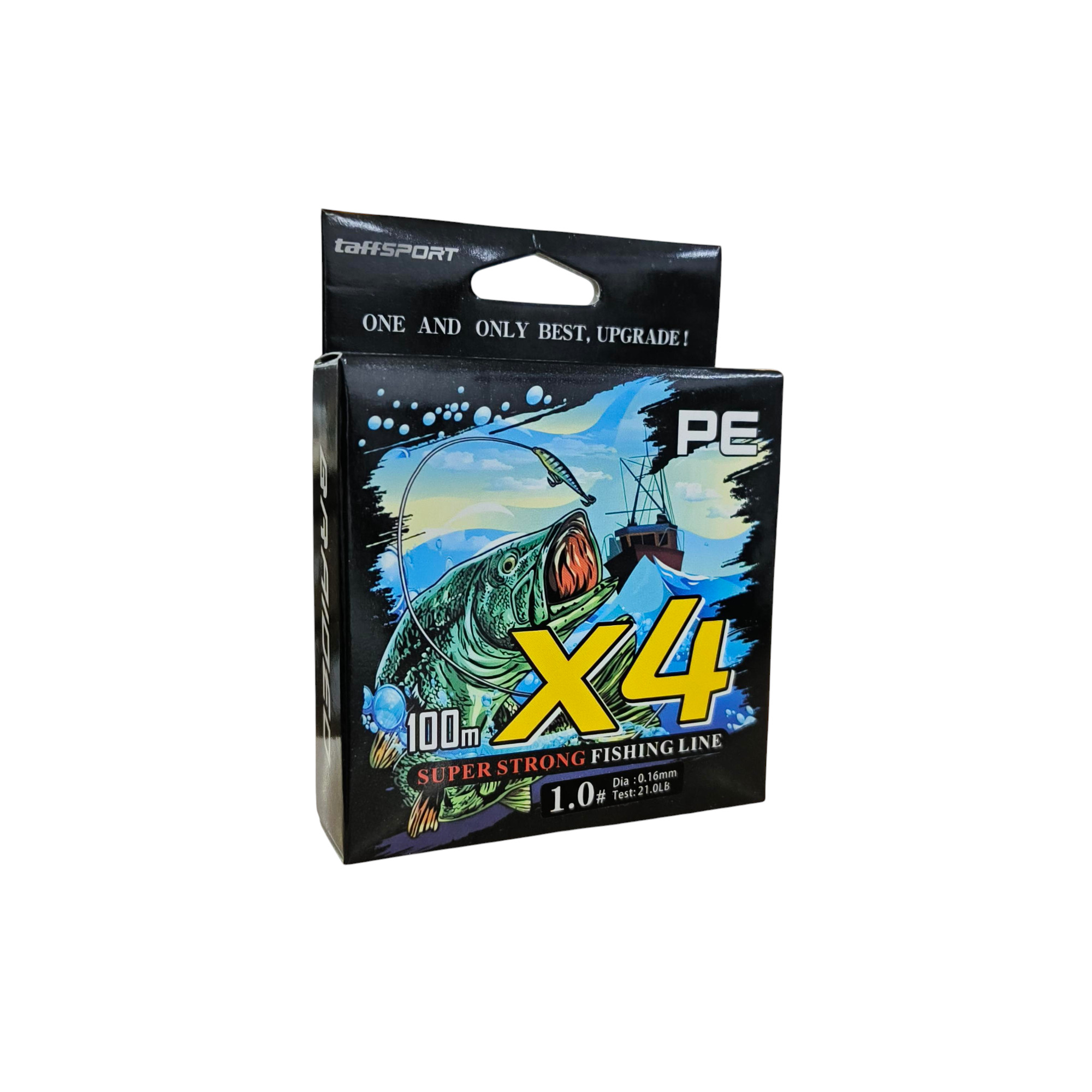Gambar produk TaffSPORT Senar Pancing PE 4 Braided Strand Fishing Line 100M 1.0 - X4