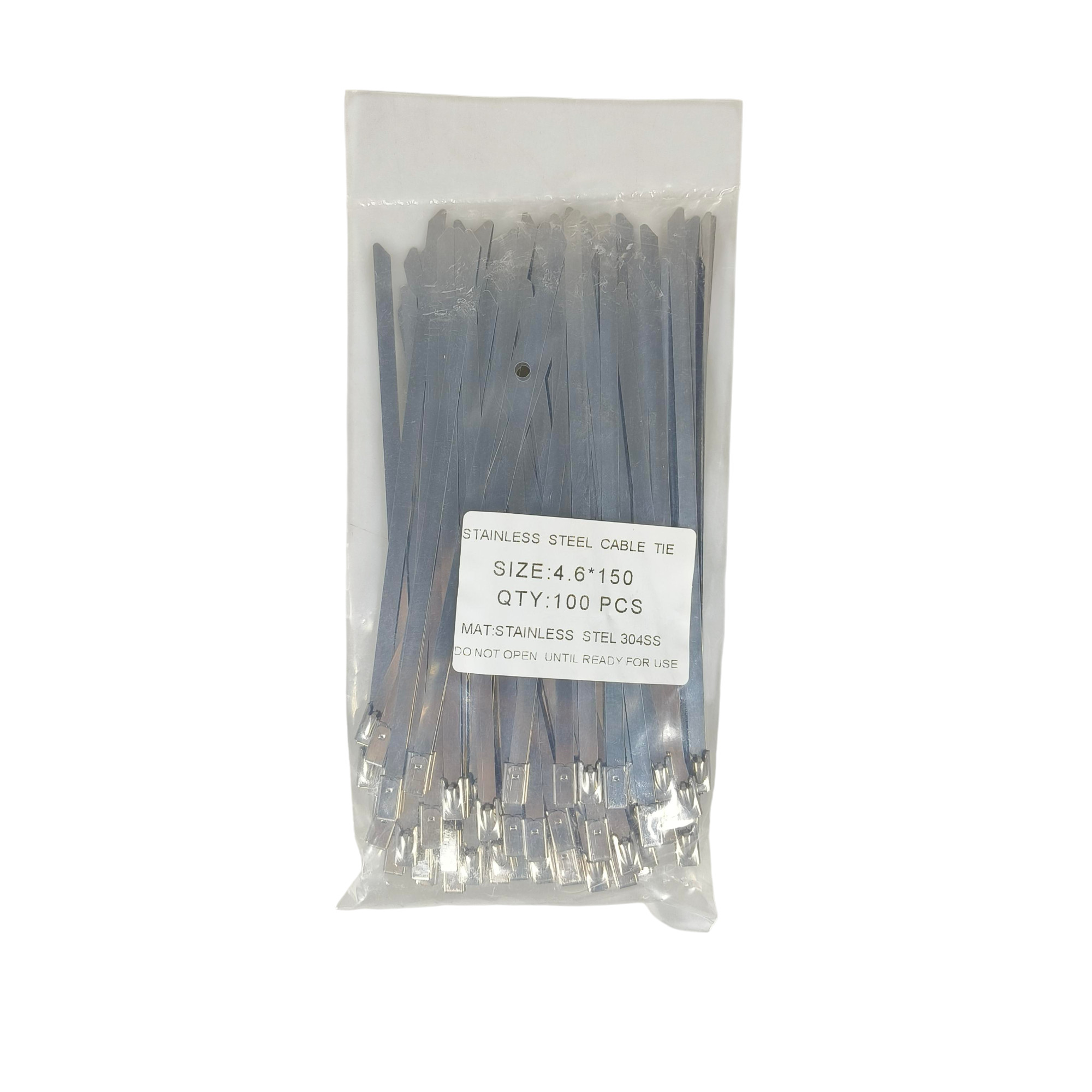 Gambar produk DAYFOR Kabel Ties Stainless Steel 304 Anti Karat Cable Plier 100 PCS 4.6x0.25x150mm - ZDQ2