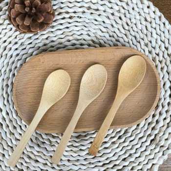 Gambar produk One Two Cups Sendok Teh Jepang Matcha Tool Natural Bamboo Honey Spoon - SS0085