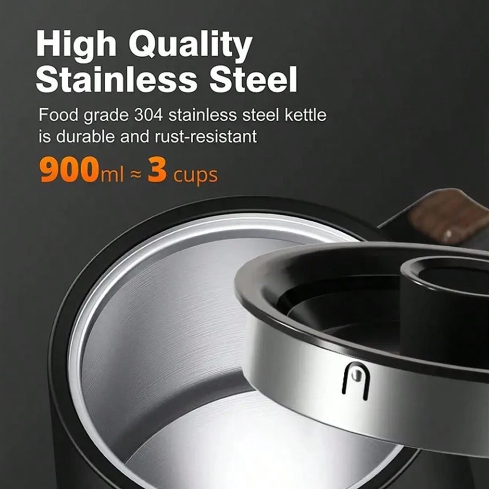 Gambar produk GOKIO Teko Listrik Kopi Pemanas Air Leher Angsa Pour Over 1200W 900ml - GK90PRO