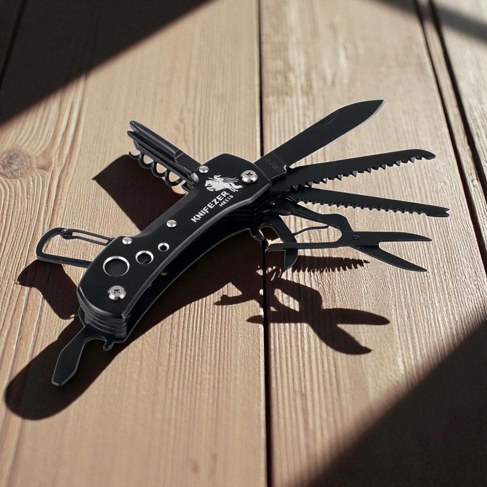 Gambar produk KNIFEZER Pisau Swiss Army Pocket Knife EDC Multifungsi - MKE16