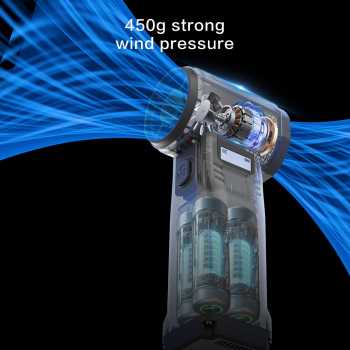 Gambar produk Isfriday Air Duster Blower Mini Turbo Jet Fan 90000RPM 10000mAh 400W Vacuum Version - G1