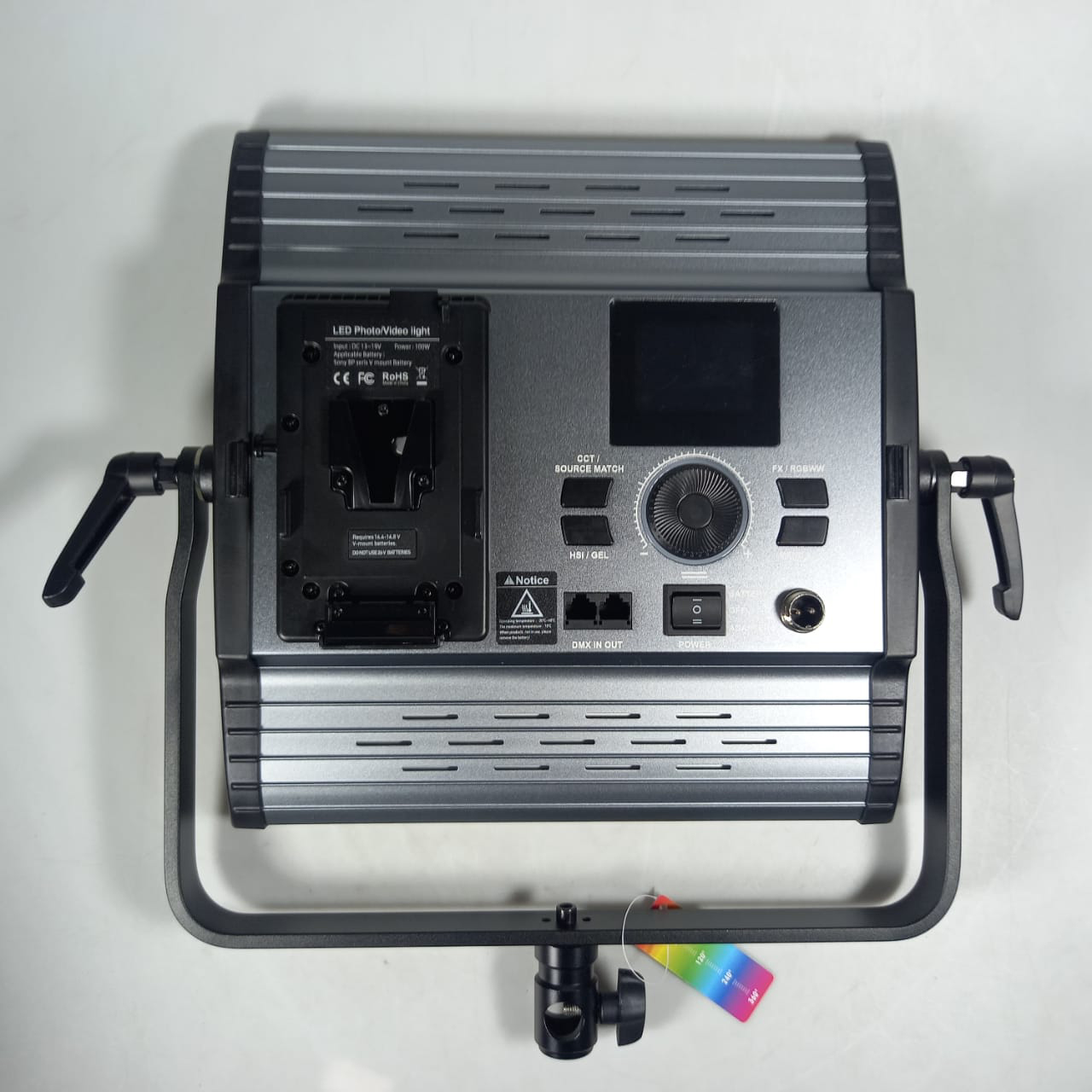 Gambar produk TOLIFO Lampu Kamera Foto Video Adjustable RGB LED Studio Flash 100W - GK-S100RGB