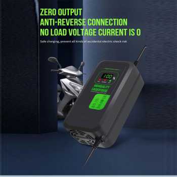 TASKOOD Charger Aki Sepeda Listrik 5 Phase Battery Charger Portable - TAH-60