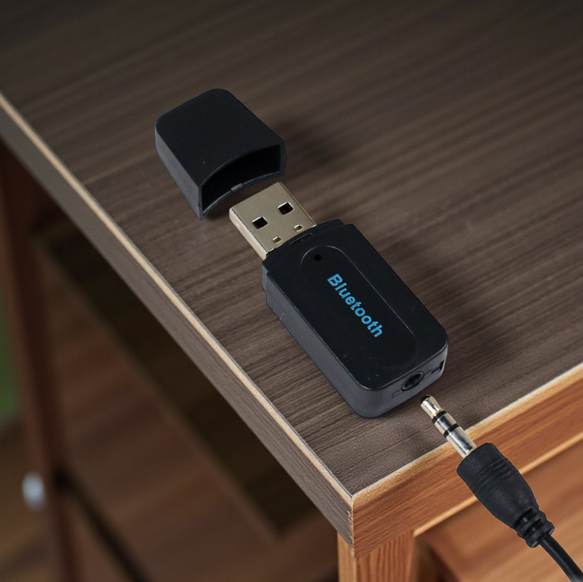 Gambar produk Penerima Sinyal Wireless Bluetooth Receiver Mobil 3.5mm Jack - BT-163