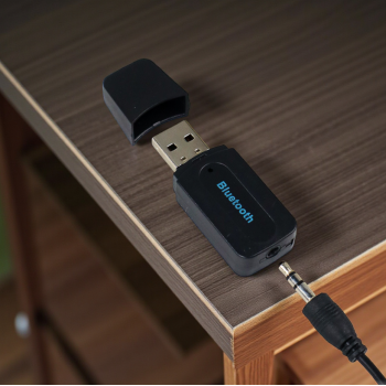 Gambar produk Penerima Sinyal Wireless Bluetooth Receiver Mobil 3.5mm Jack - BT-163