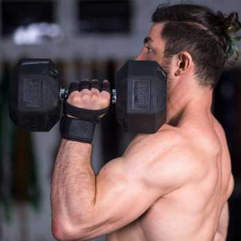 Gambar produk SportQ Sarung Tangan Gym Fitness Weightlifting Gloves Anti Slip L - SL-20