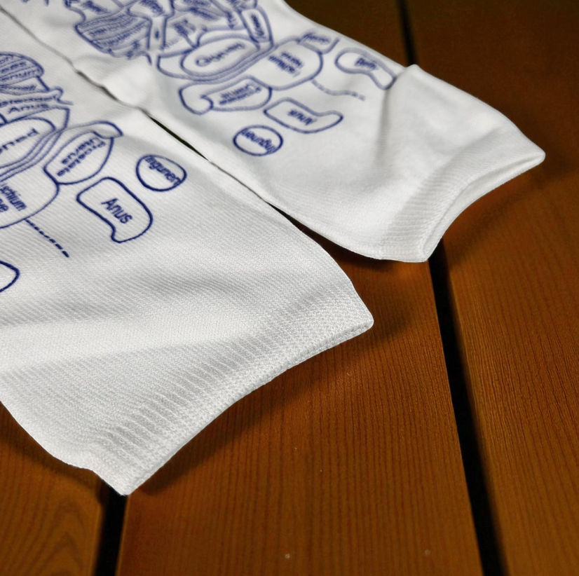 Gambar produk UG Kaos Kaki Pijat Seratus Titik Akupuntur Plantar Meridian Socks Pria - UKK2