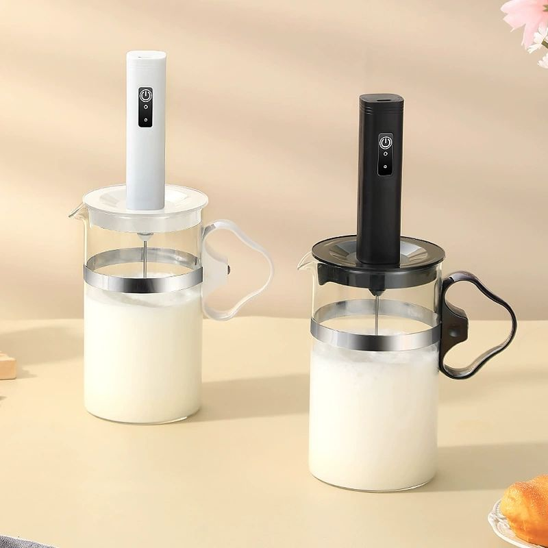 Gambar produk YUTAO Hand Mixer Mini Pengocok Telur Milk Frother 400mAh with Glass - SME-01