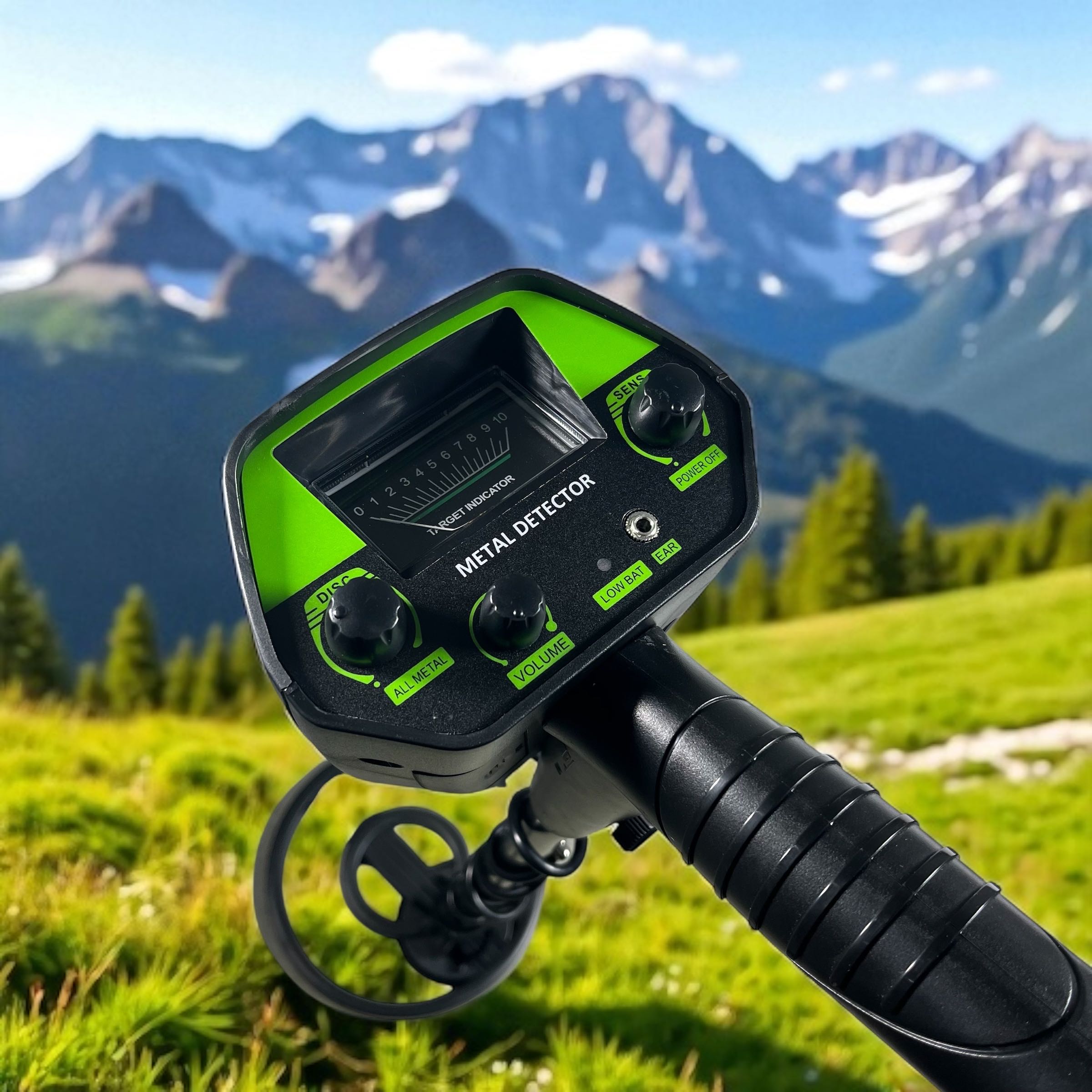 Gambar produk TECLUNG Pendeteksi Logam Waterproof Metal Detector Adjustable 3 Mode - GTX5030G