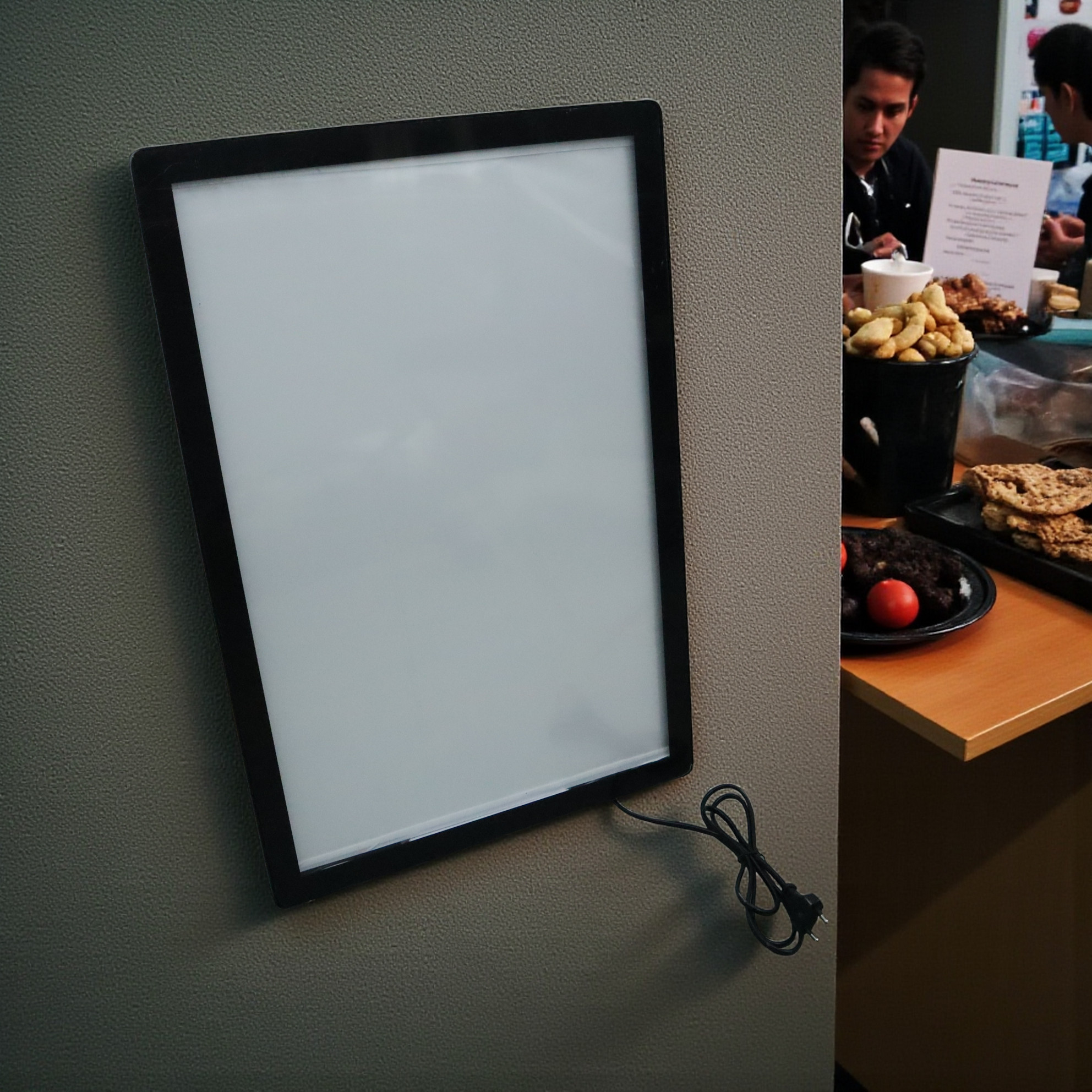 Gambar produk FEILANGPU Light Box Display Frame Poster LED Slim Round Edge 16W 40x60cm - FL-60