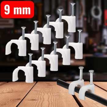 YUEQING Klip Kabel Cable Clip Round Wire Management Electrical 100 PCS - YQ801