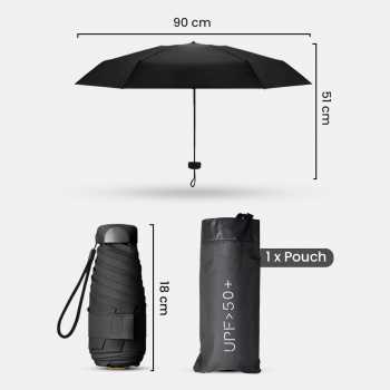 Gambar produk MUCAI Payung Lipat Kecil Portable Anti UV Waterproof UPF 50+ - 190T