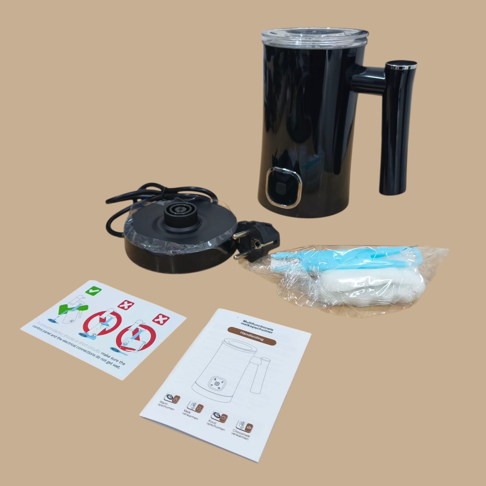 Gambar produk CPYP Automatic Electric Milk Frother Stainless Steel 4in1 350ml 400W - MF03