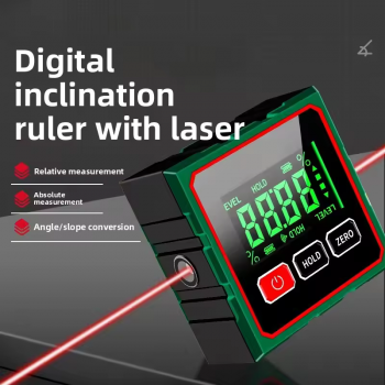 Shunmaii Inclinometer Digital Alat Ukur Kemiringan Magnetik with Laser - JC100