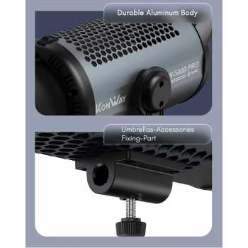 Gambar produk Tolifo Lampu Video LED Bi-Color COB Video Light 400W 6500K - KW-500B PRO