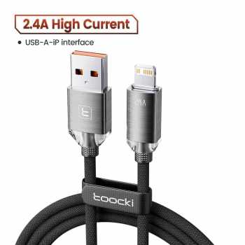 Toocki Kabel Data USB Lightning Multifungsi Fast Charging 2.4A 20W 1M - TXCL-SJ01