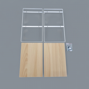 Gambar produk AOLIVIYA Rak Buku Minimalis DIY Table Bookshelf Organizer Double Layer - AO30