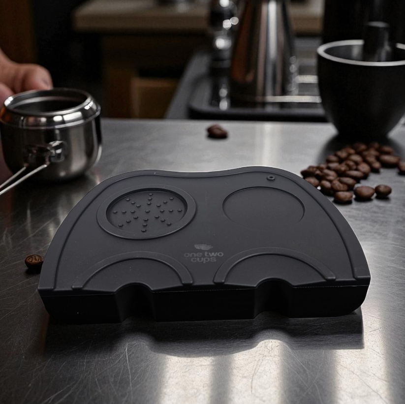 Gambar produk One Two Cups Silicone Holder Mat Tamper Kopi Espresso Barista - LB4148