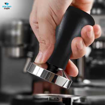 Gambar produk One Two Cups Tamper Kopi Espresso Flat Base Stainless Steel 58mm - R58