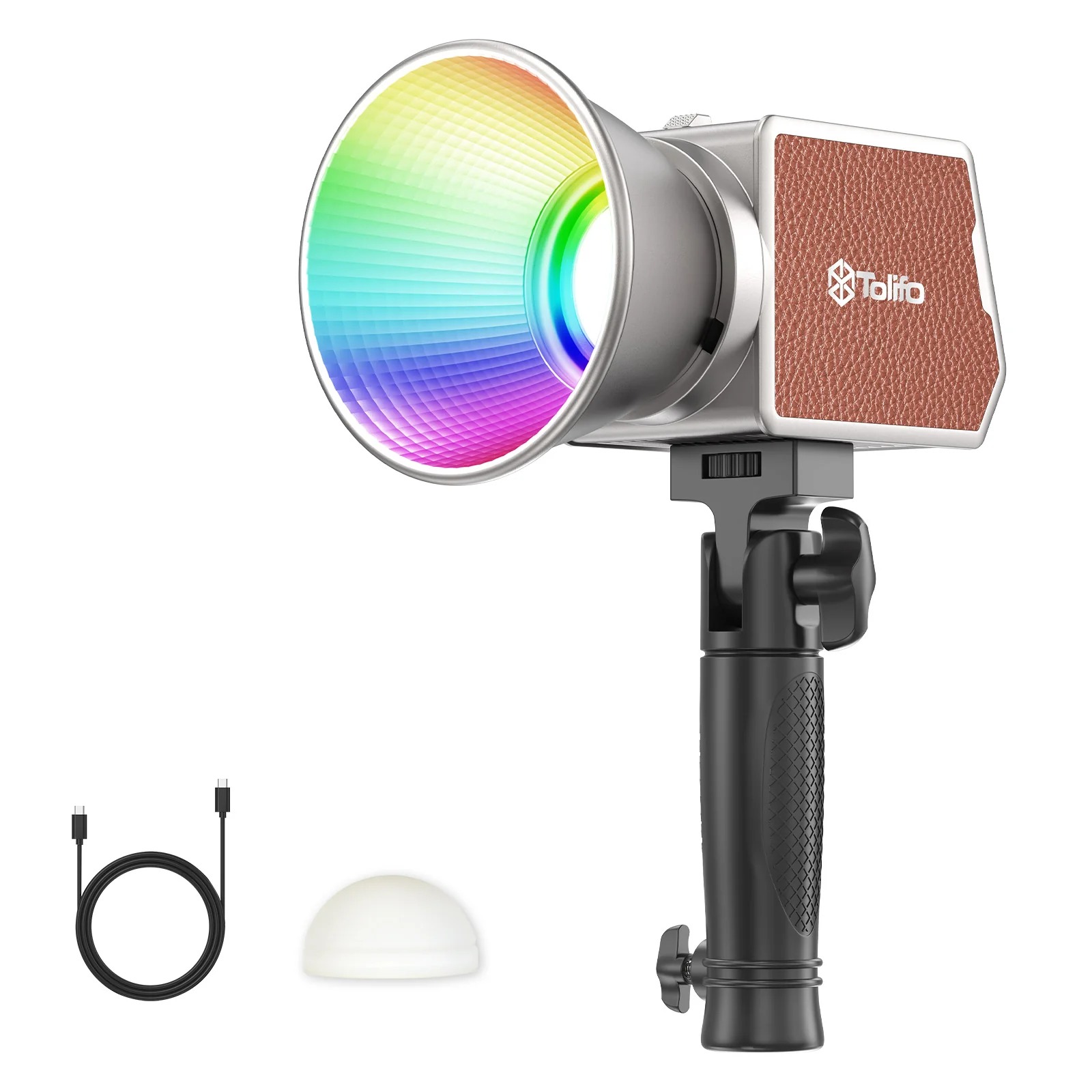 Gambar produk Tolifo Lampu Palm LED RGB Bowens Video Light 2700-6500K 60W - PL-60RGB