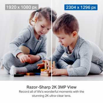 Gambar produk TP-LINK WiFi Camera CCTV Security Cam Pan/Tilt 2 Way Audio 2K - Tapo C211