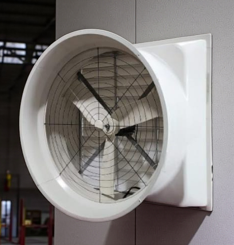 Gambar produk MINXIN Exhaust Fan Industrial Fiberglass Blade 43.5cm 820RPM 370W - ZS-1070