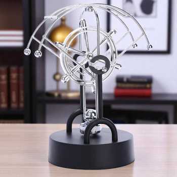 Gambar produk Pajangan Meja Pendulum Newton Model Oil Tanker Perpetual Debate - B101