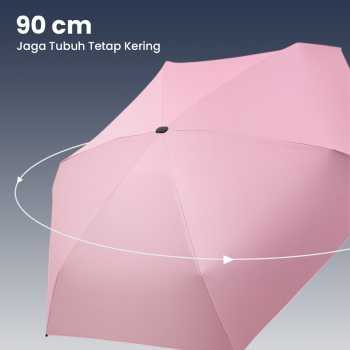 Gambar produk MUCAI Payung Lipat Kecil Portable Anti UV Waterproof UPF 50+ - 190T