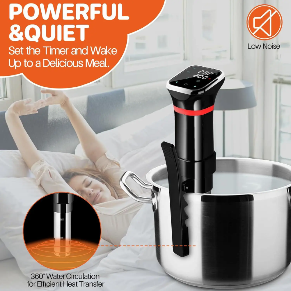 Gambar produk GOYERRNES Sous Vide Vacuum Heater Slow Food Cooker 1100W - SJ-S012