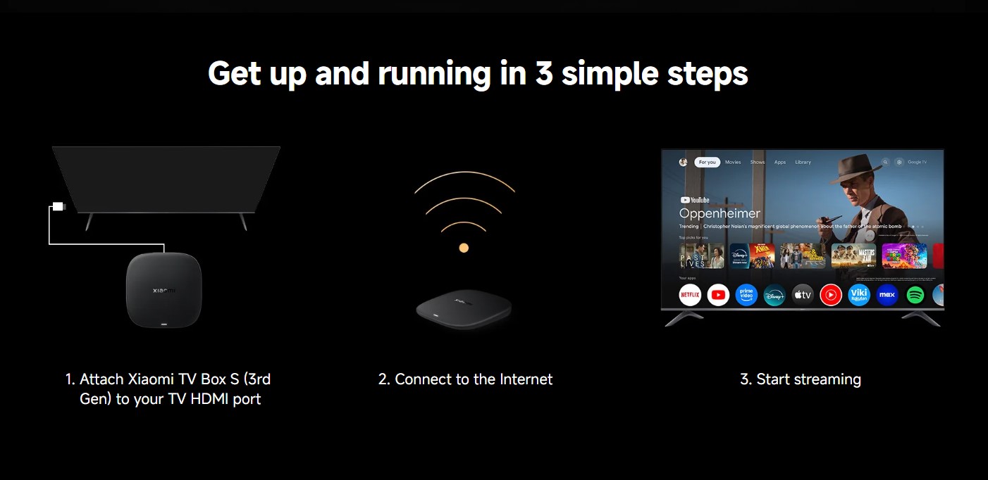 Gambar produk Xiaomi TV Box S 3rd Gen Smart Android 2GB 32GB 4K