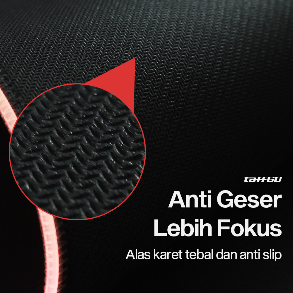 Gambar produk TaffGO Gaming Mouse Pad Glowing RGB LED High Precision 300x800x4mm