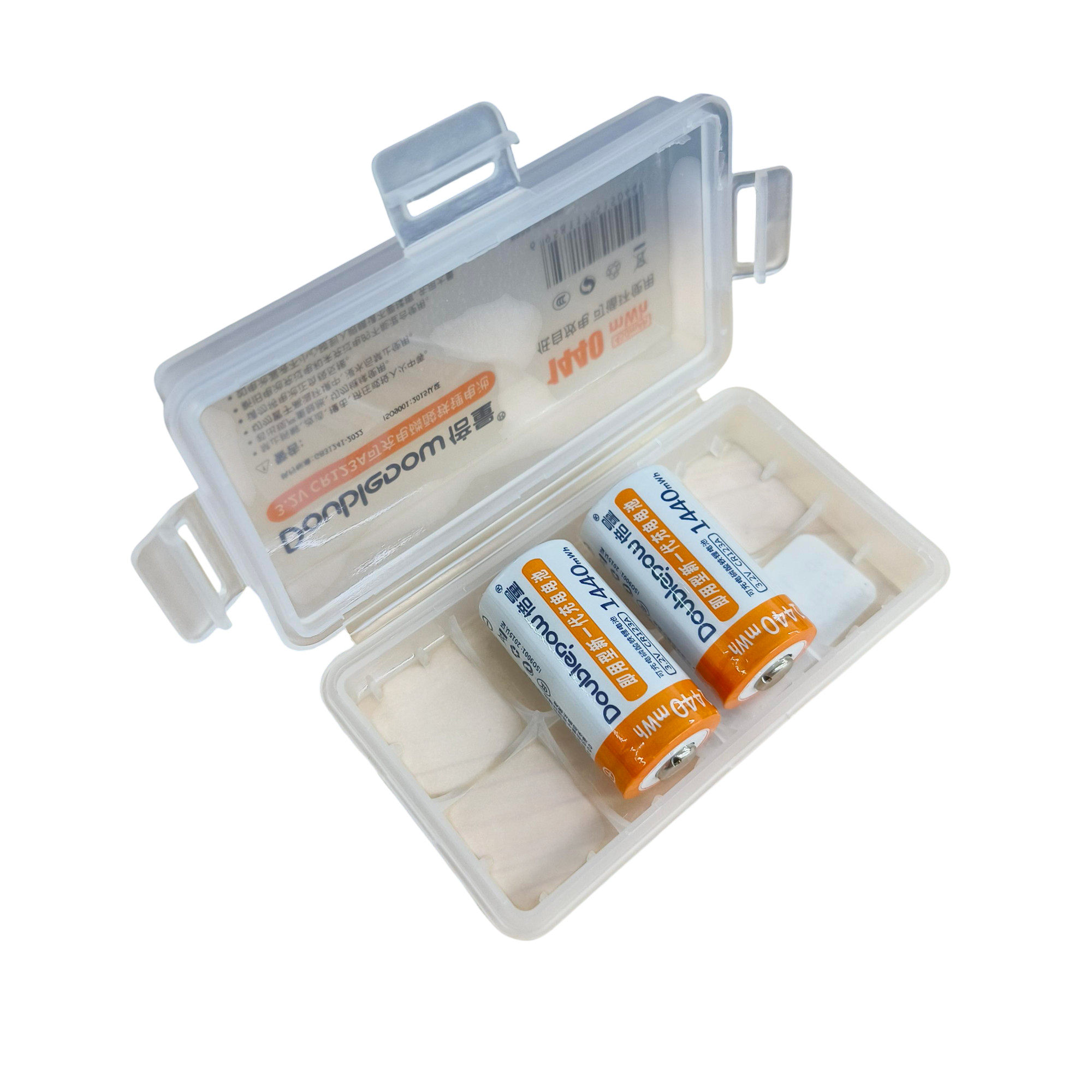 Gambar produk Doublepow Baterai Rechargeable CR123A Li-Ion 3V 450mAh 1440mWh 2 PCS