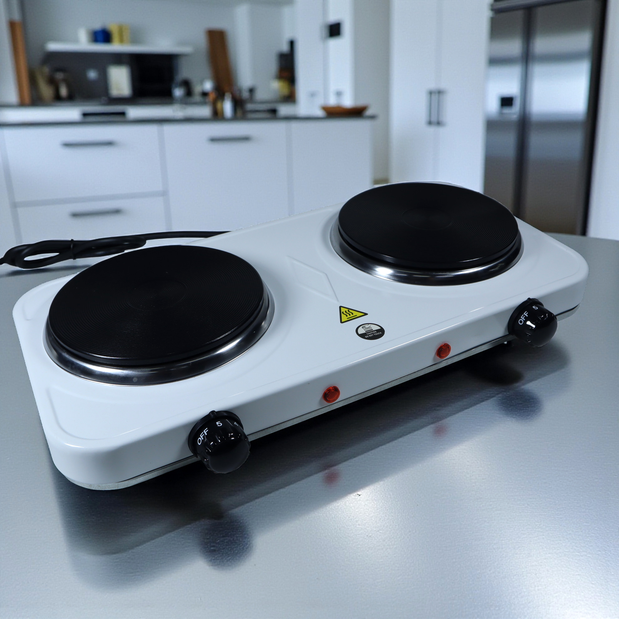 Gambar produk Taffware Kompor Listrik 2 Tungku Portable Hot Plate 2000W - WY-04B