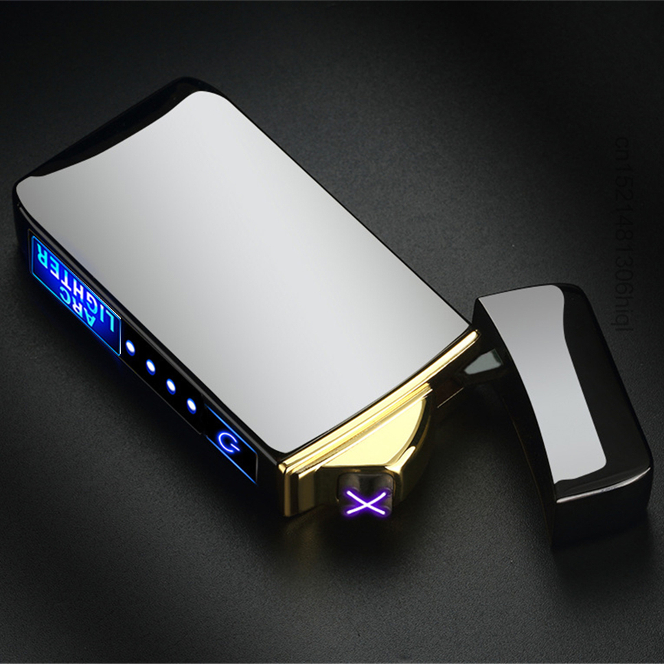 Gambar produk LAFAGIET Korek Api Elektrik Arc Cigar Lighter Rechargeable Windproof - A6