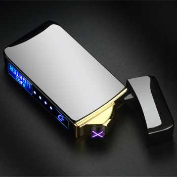 Gambar produk LAFAGIET Korek Api Elektrik Arc Cigar Lighter Rechargeable Windproof - A6